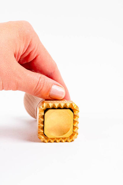 Messing vierkante pastasnijder [34mm]