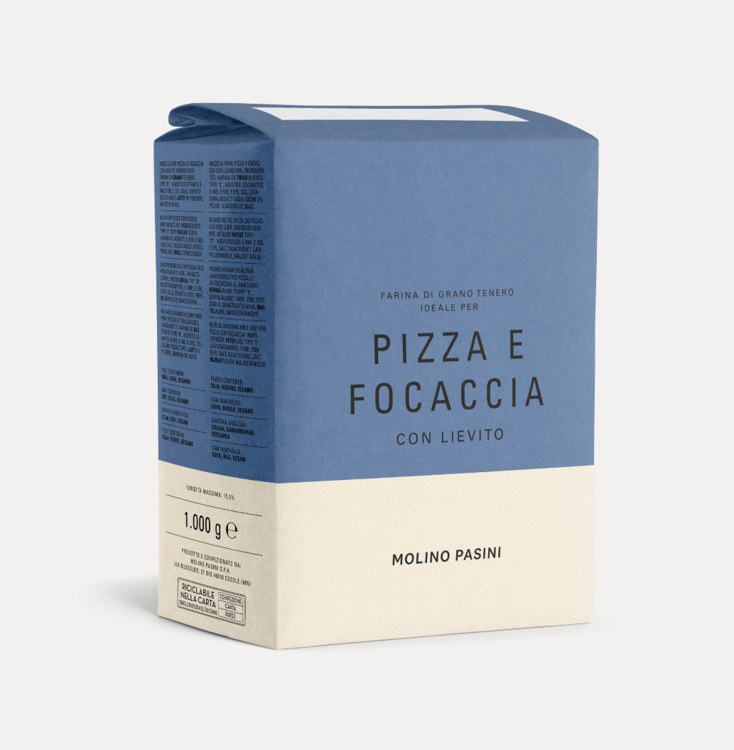 Focaccia en Pizza bloem met gist [1 kilo]