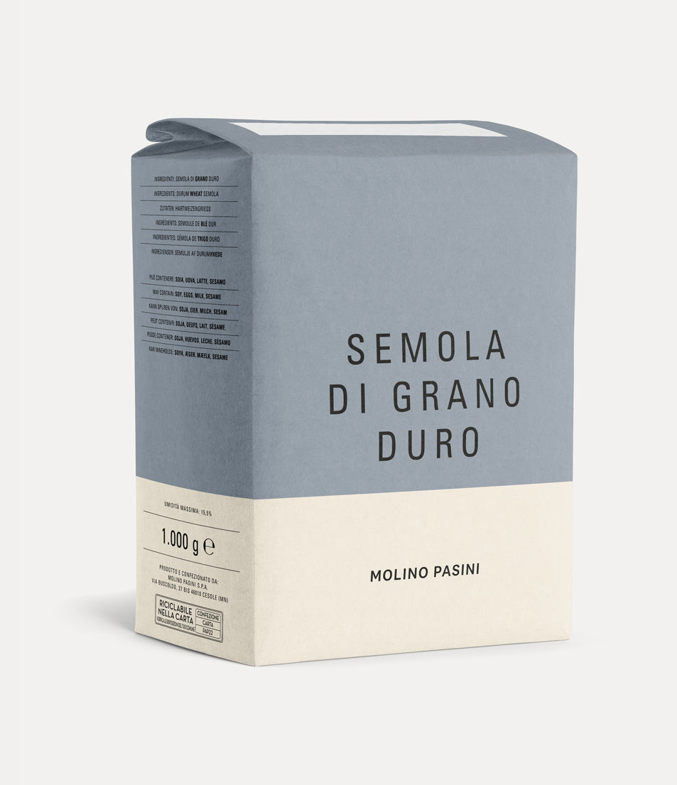 Authentieke Semolina voor pasta, pizza en brood [1 kilo]