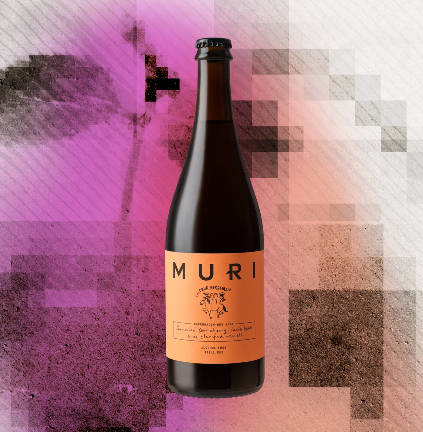 Alcoholvrije rosé MURI x The Four Horsemen [750 ml]