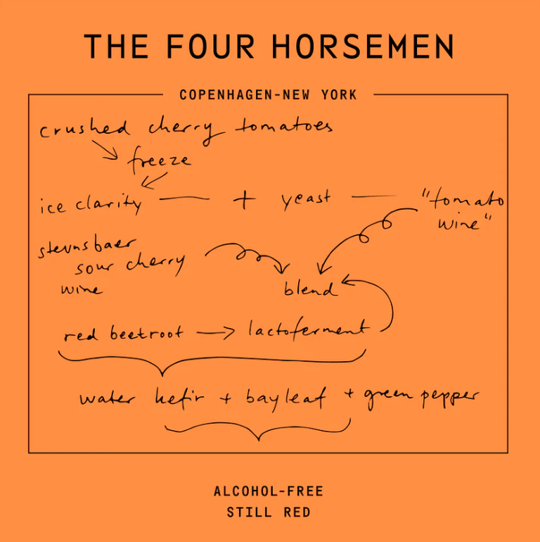 Alcoholvrije rosé MURI x The Four Horsemen [750 ml]