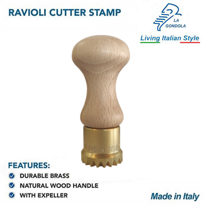 Messing vierkante pastasnijder [34mm]