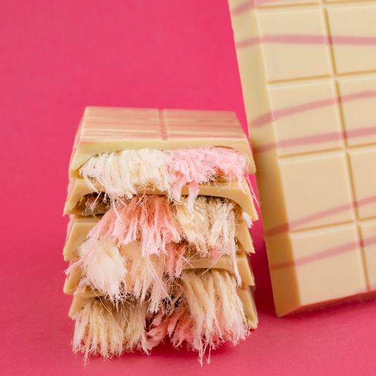 Angel hair white chocolate pistache + cotton candy [90 gram]