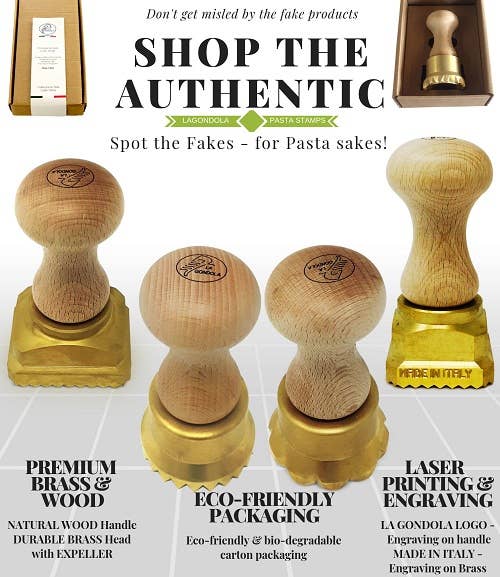 Messing vierkante pastasnijder [34mm]