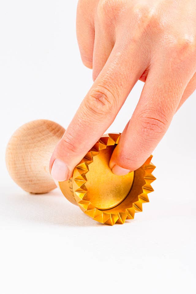 Ronde Ravioli Stempel Versierd [50mm]